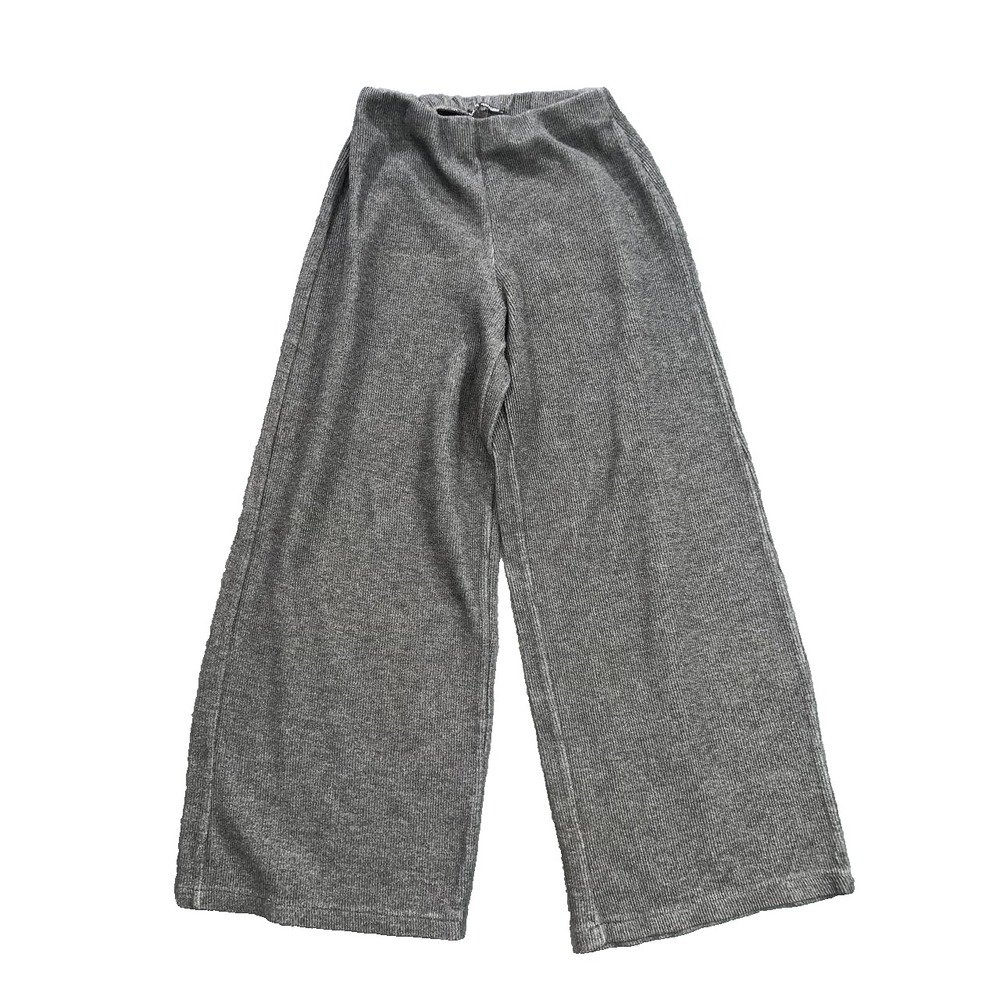 ZARA RUSTIC wide leg Y2k preppy LEG PANTS Medium A009186